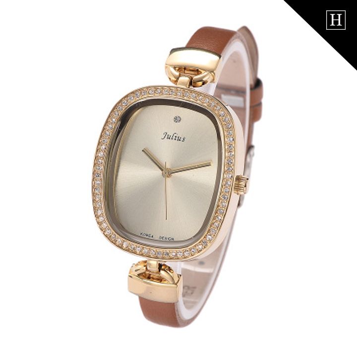 Đồng hồ nữ Julius mặt Oval JA- 298