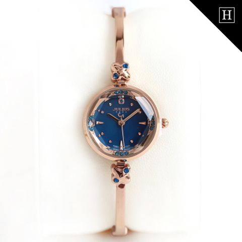 Đồng hồ nữ JULIUS mặt 3D tinh khối cầu JA-878