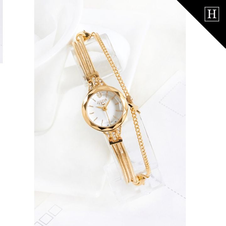 Đồng hồ nữ JULIUS mặt cầu 3D JA - 918