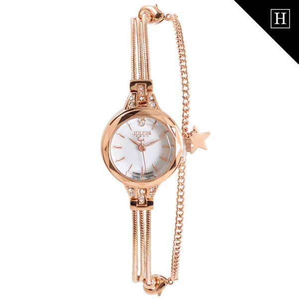 Đồng hồ nữ JULIUS mặt cầu 3D JA - 918