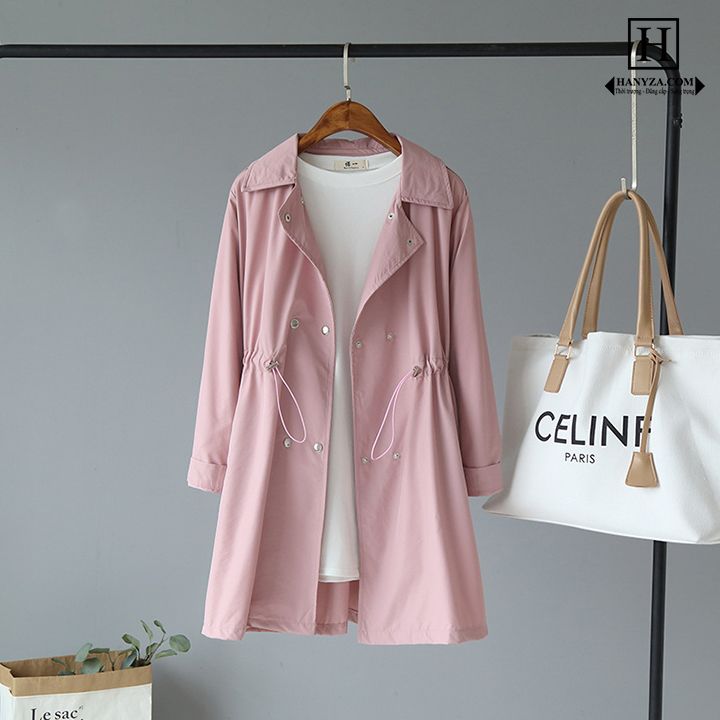 Áo khoác dây rút cổ vest trẻ trung KA1728