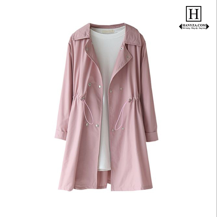 Áo khoác dây rút cổ vest trẻ trung KA1728