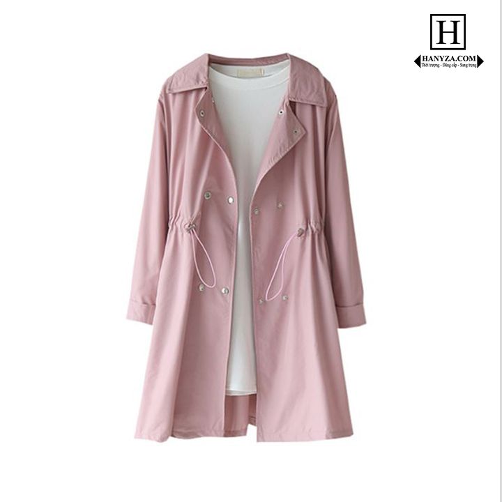 Áo khoác dây rút cổ vest trẻ trung KA1728