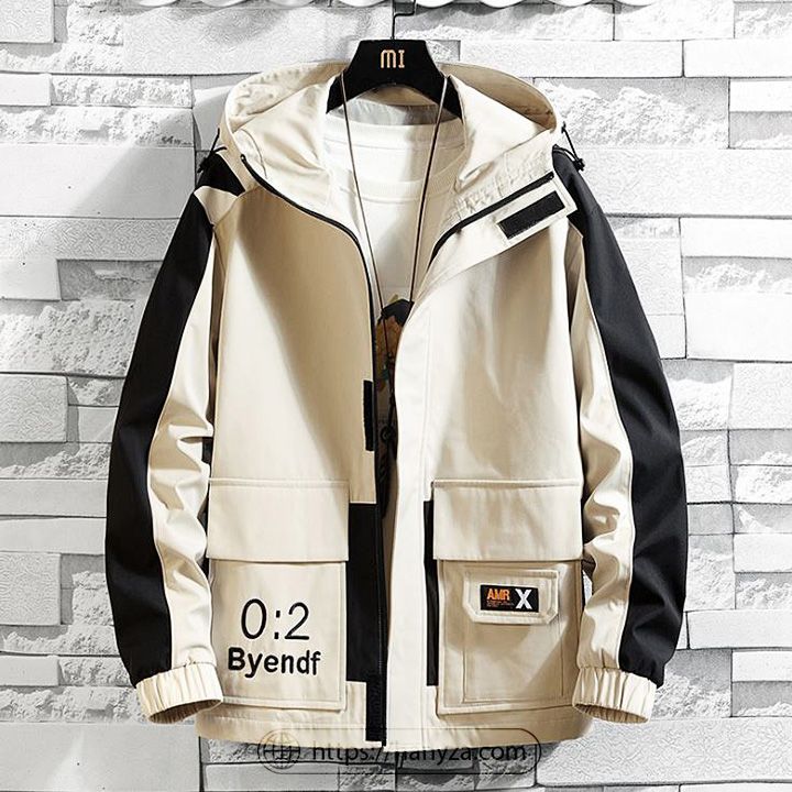 Áo khoác nam phối màu kèm mũ Danny the Bull JK8817