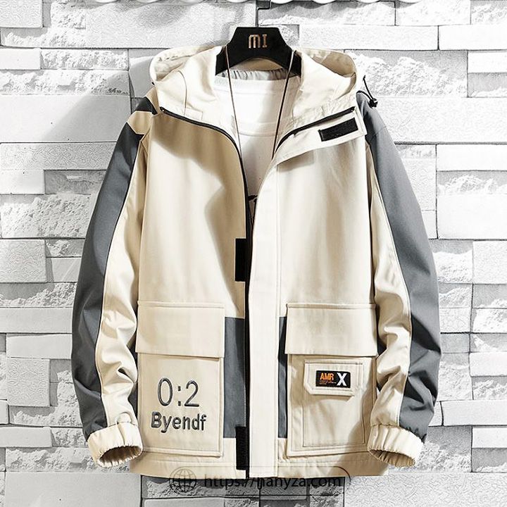 Áo khoác nam phối màu kèm mũ Danny the Bull JK8817