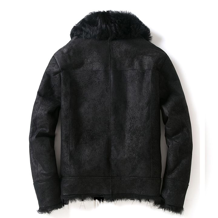 Áo khoác nam da cừu lót lông dày RSMW1907