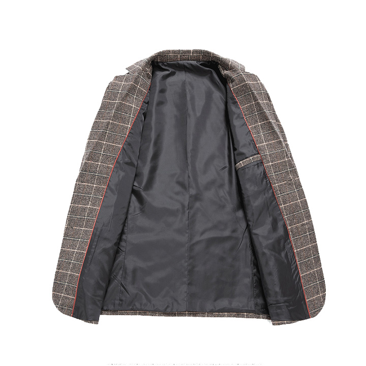Áo vest dạ nam trung niên kẻ caro lịch lãm