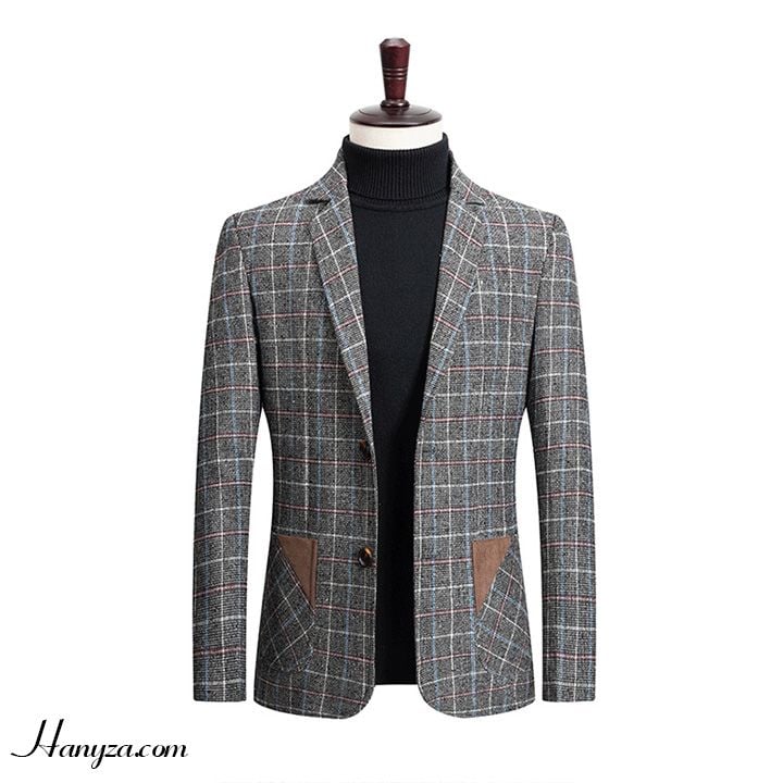 Áo vest dạ nam trung niên kẻ caro lịch lãm
