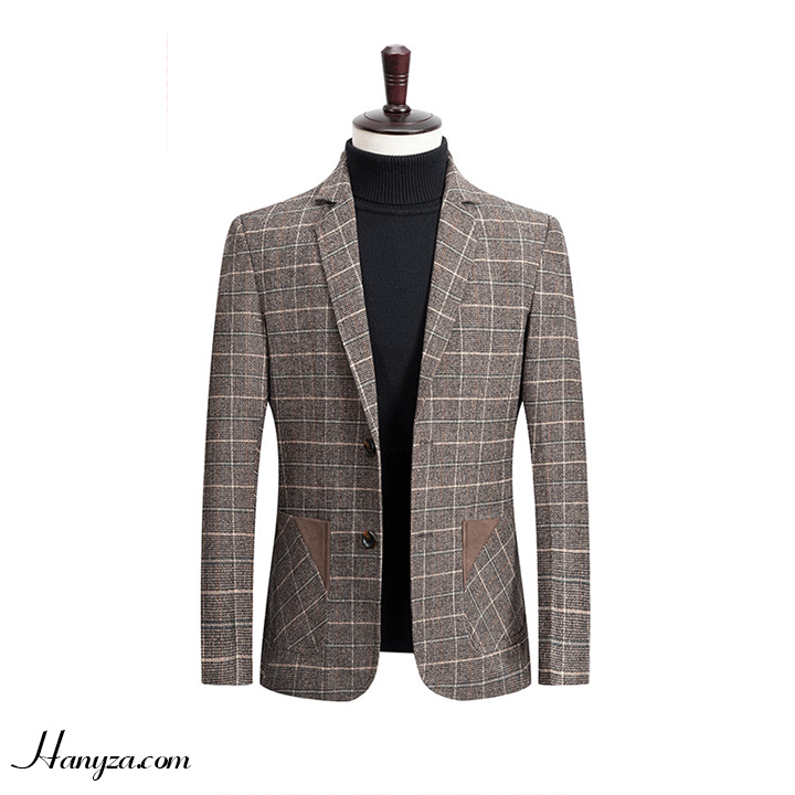 Áo vest dạ nam trung niên kẻ caro lịch lãm