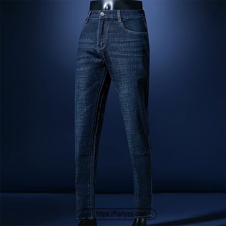 Quần jean nam ống đứng co giãn Laishebert 5615