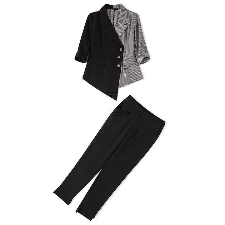 Bộ Vest tay lỡ vạt lệch