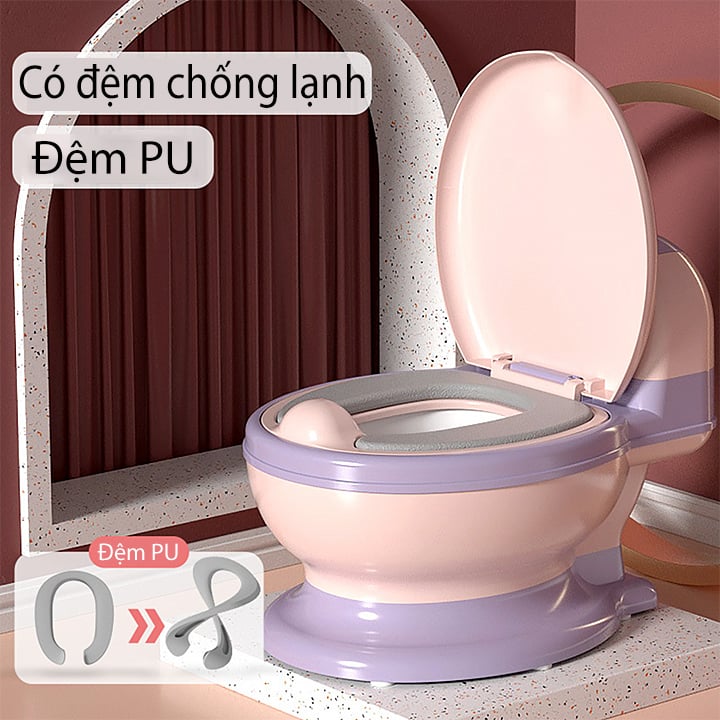 Bô cho bé 1-7 tuổi mô phỏng bồn cầu