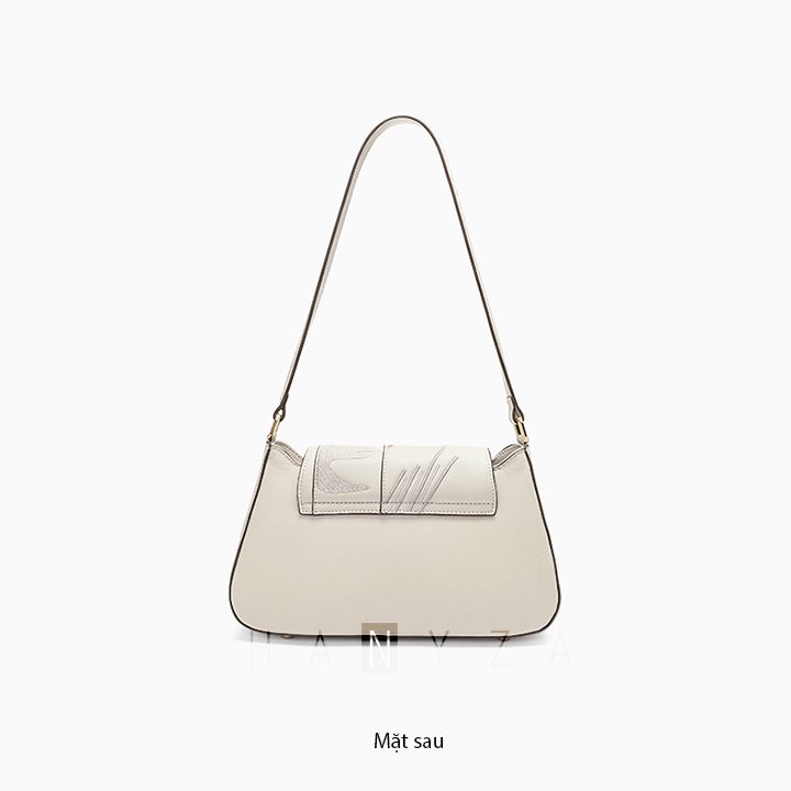 Túi đeo vai cao cấp da thật hoạ tiết Thiên Nga