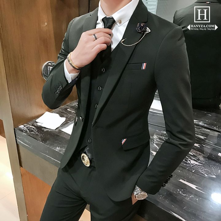 Bộ Vest nam 3 mảnh lịch lãm