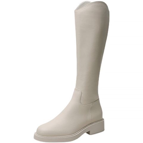 Boot nữ cao cổ miệng chữ V đế cao 4-7cm