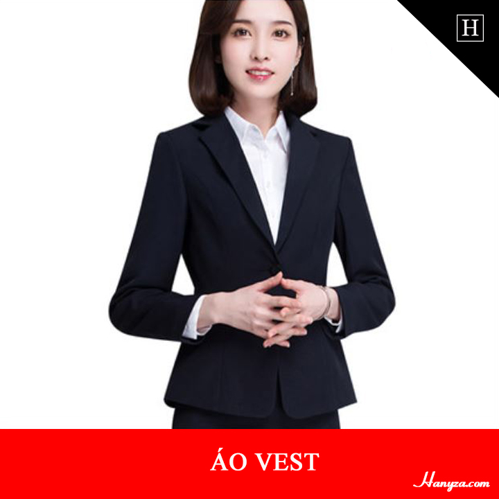 Bộ đồ công sở nữ Thanh lịch ( Áo vest + sơ mi + chân váy + quần âu )