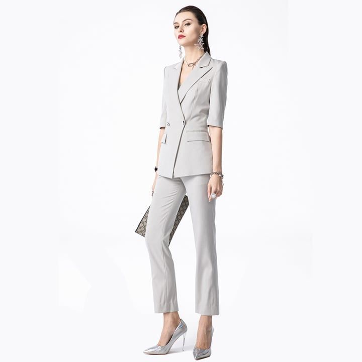 [R&N] Bộ vest nữ cao cấp tay lỡ RUINUO-X21180