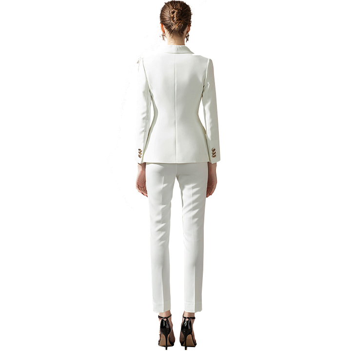 Bộ vest nữ công sở Hanyza cao cấp màu trắng C1150-W