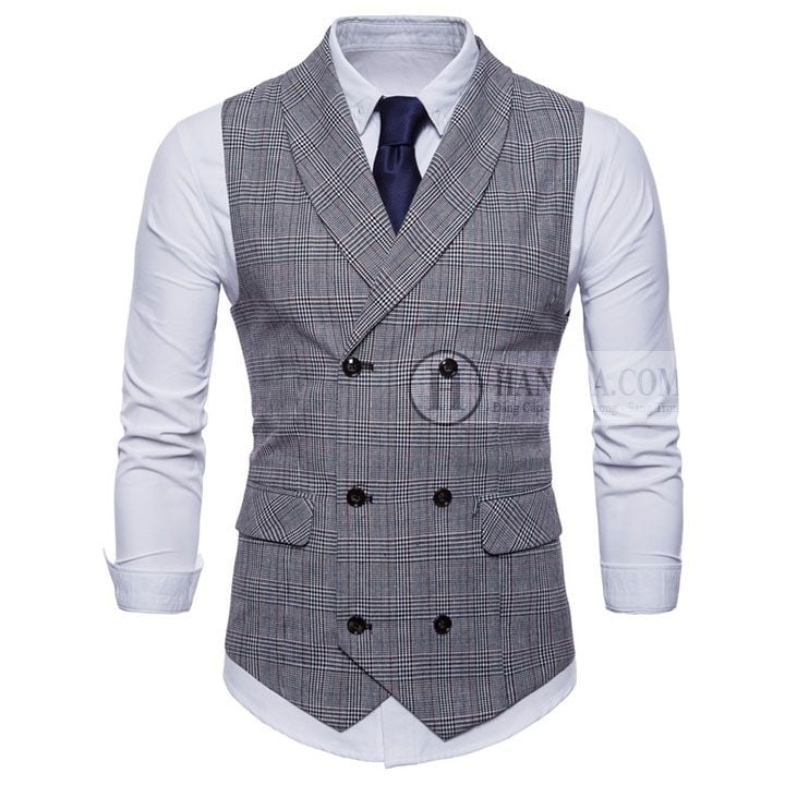 Áo gile nam màu đen  HMVESTON  Vest nam đẳng cấp  Nâng tầm phong cách