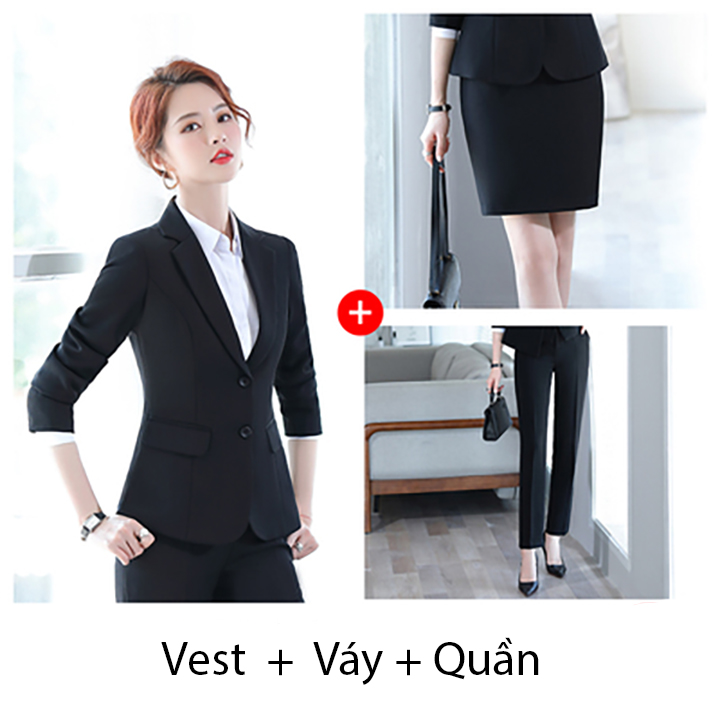 Áo vest nữ 2 khuy cài HANB-X3169