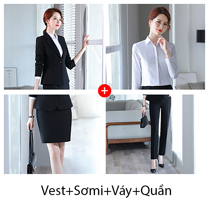 Áo vest nữ 2 khuy cài HANB-X3169