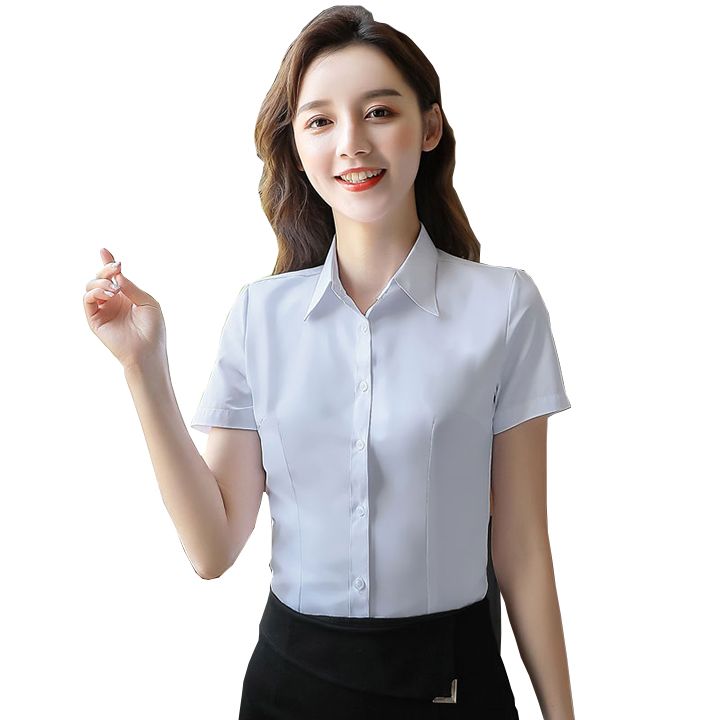 Áo sơ mi trắng ngắn tay H-356
