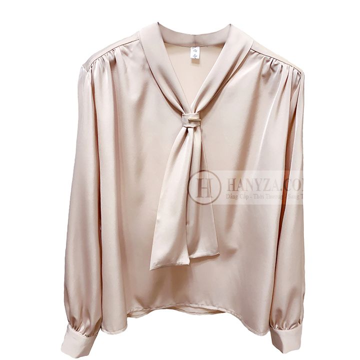 Áo Sơ Mi Nữ Trắng Mc Fashion Kiểu Công Sở Tay Ngắn Cộc  Lỡ  Dài Cổ  Đức Vải Lụa Màu Đẹp Không Nhăn A0074  A0074bTRANG