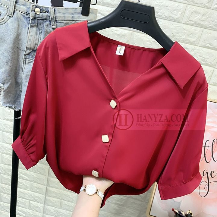 Các kiểu áo sơ mi nữ tay lỡ đẹp và thời trang nhất năm 2023 NBH JEANS Xưởng sỉ quần áo giá rẻ #29 Các kiểu áo sơ mi nữ tay lỡ đẹp và thời trang nhất năm 2023 NBH JEANS Xưởng sỉ quần áo giá rẻ