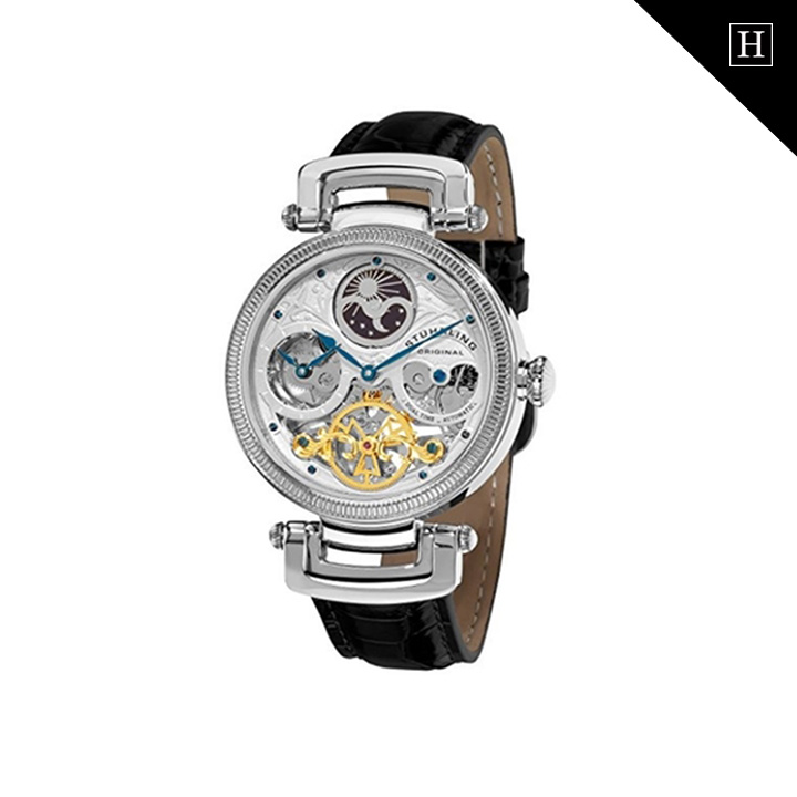 Đồng hồ Stuhrling Original Stulin 353A.334K14 chính hãng chạm rỗng mạ vàng 18k