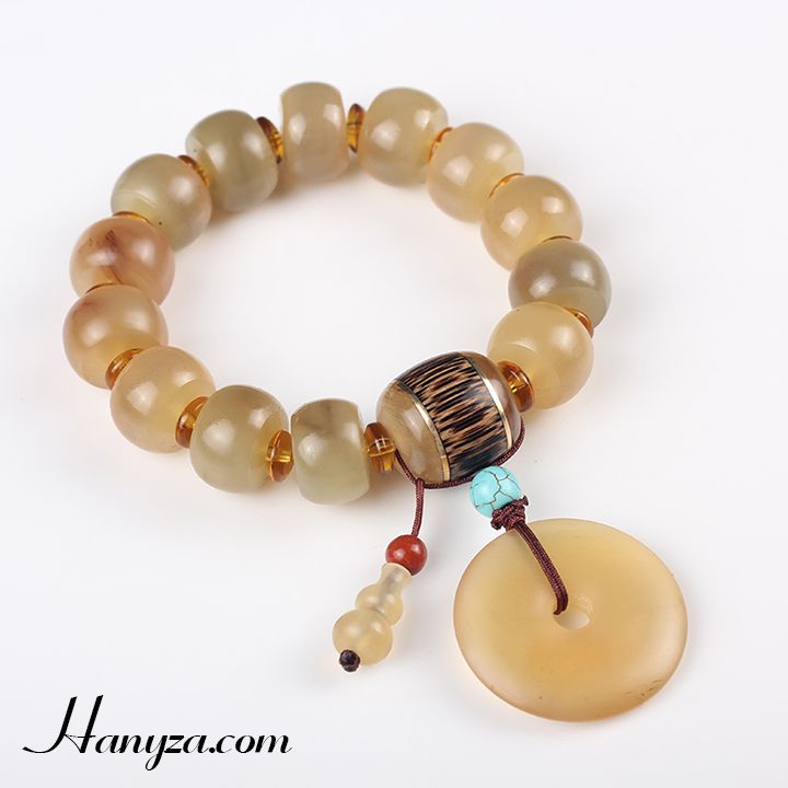Vòng tay sừng tây tạng tự nhiên