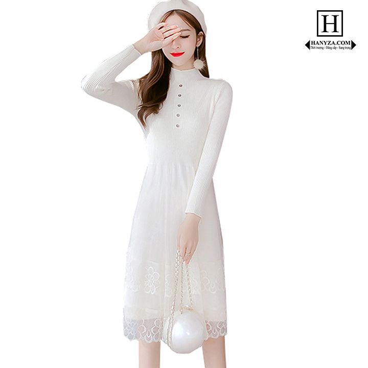 12 Tips phối đồ với chân váy len dài giúp các nàng xinh lung linh