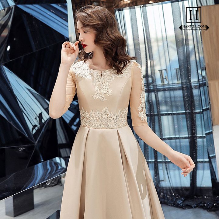 Đầm Dạ Hội Kim Sa Đuôi Cá  LAVITA  Xưởng Đầm Dạ Hội