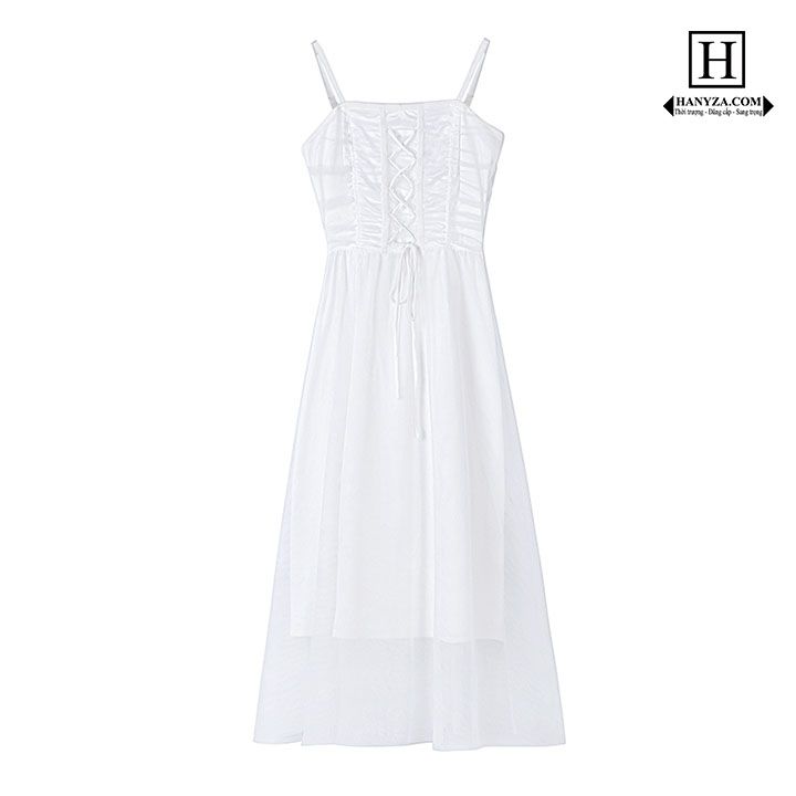 Váy liền nữ hai dây hở lưng Arlene