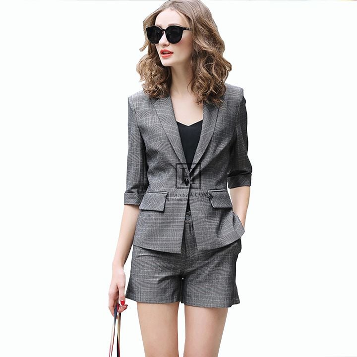 Sét Bộ Áo Lửng Vest Chân Váy Set quần áo Vest Ngắnset vest cao cấp xếp ly  thân áo trẻ trung thanh lịch  Lazadavn