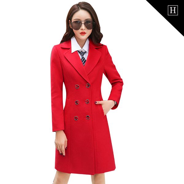 Áo dạ nữ dáng dài - AH1683