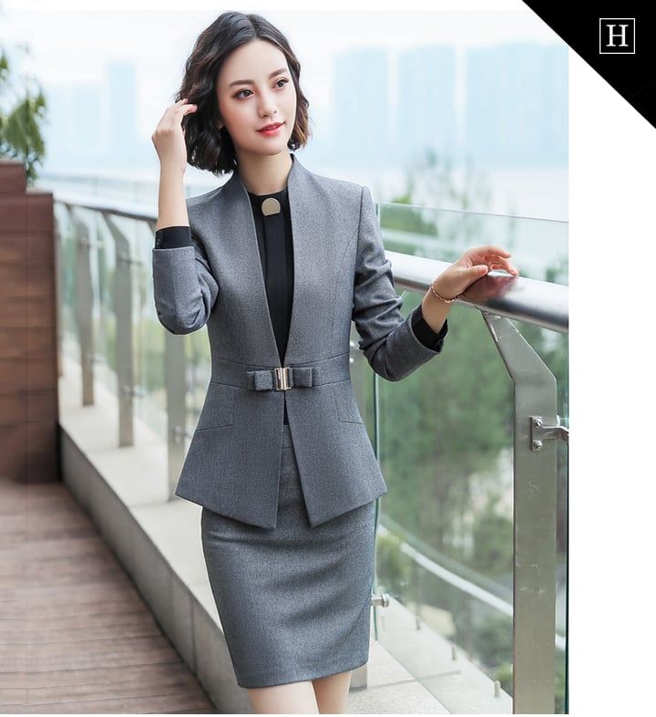 Áo vest nữ công sở eo đai nơ
