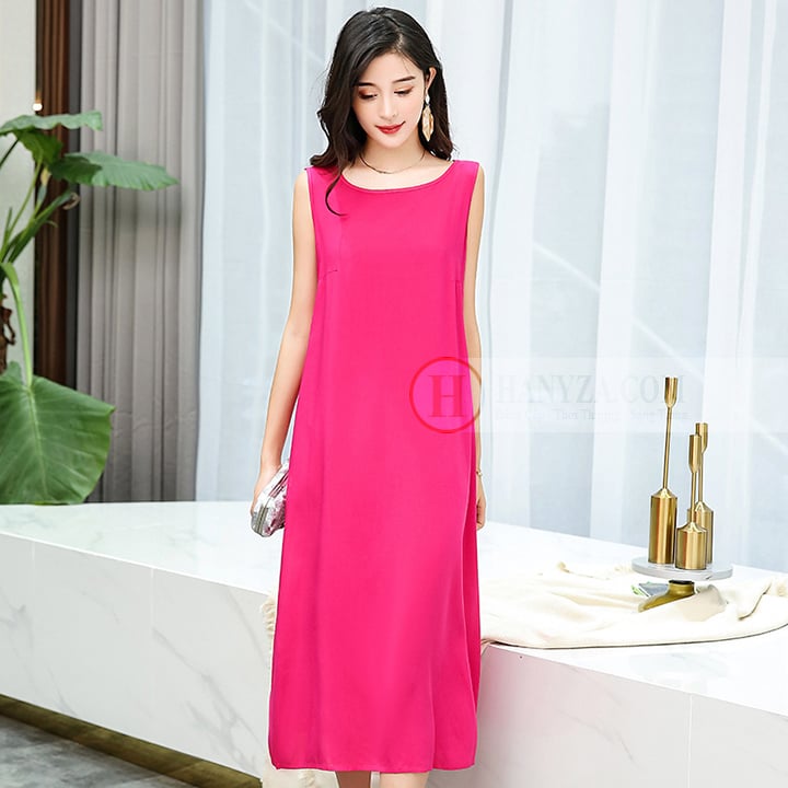 Giảm giá Đầm sát nách Hàn Quốc dáng dài Đầm suông Quảng Châu BeeCost #24 Giảm giá Đầm sát nách Hàn Quốc dáng dài Đầm suông Quảng Châu BeeCost