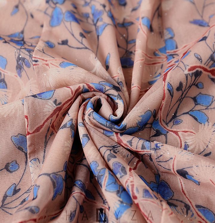 Váy trung niên nữ hai lớp in hoa lá cổ viền ren