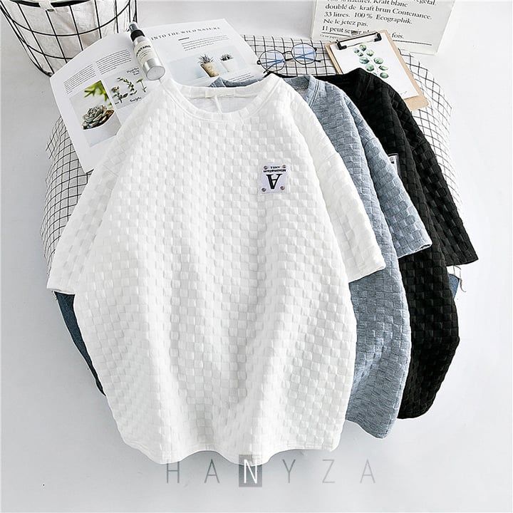 Áo thun nữ ngắn tay dáng rộng phong cách Châu Âu