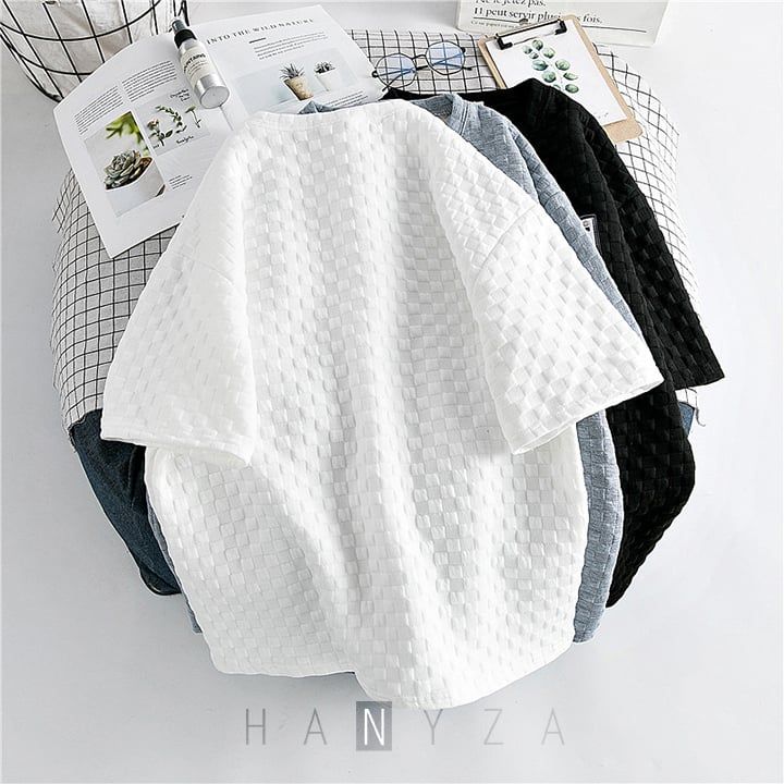 Áo thun nữ ngắn tay dáng rộng phong cách Châu Âu