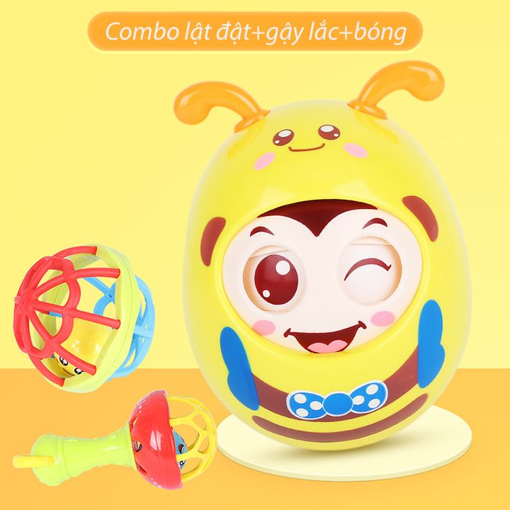 Combo lật đật hình ong dễ thương