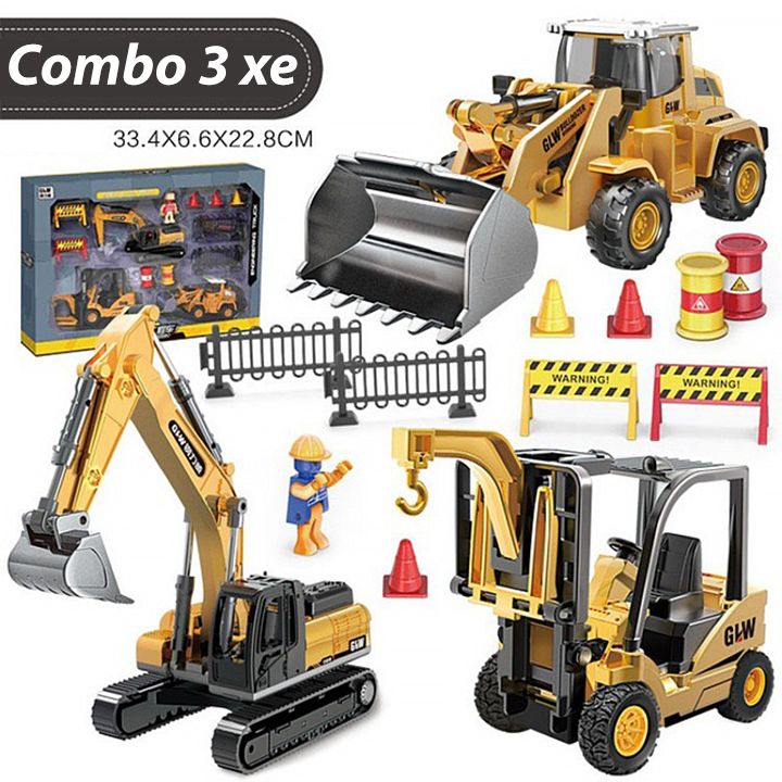 Sàn xe đồ chơi cho bé mô phỏng công trình xây dựng