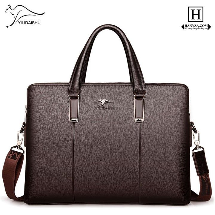 Cặp xách da nam doanh nhân Yili Kangaroo 6826