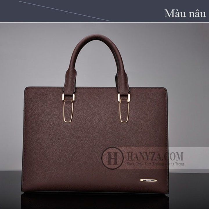 Cặp xách da nam JUE JIANG phong cách thời thượng