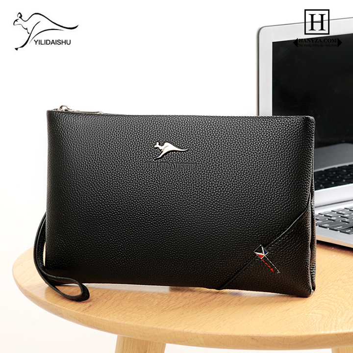Clutch cầm tay da nam YiliDaishu phong cách doanh nhân