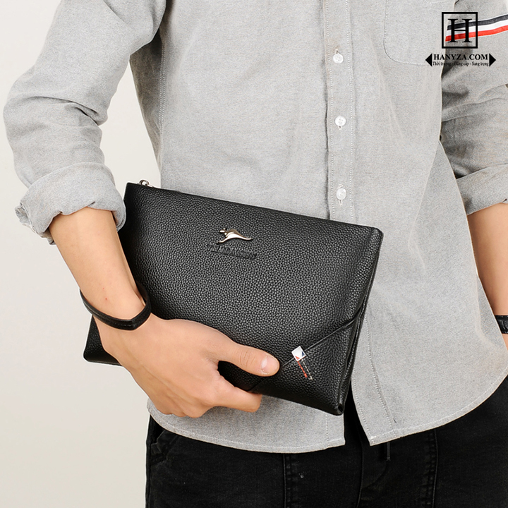 Clutch cầm tay da nam YiliDaishu phong cách doanh nhân