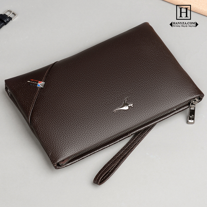 Clutch cầm tay da nam YiliDaishu phong cách doanh nhân