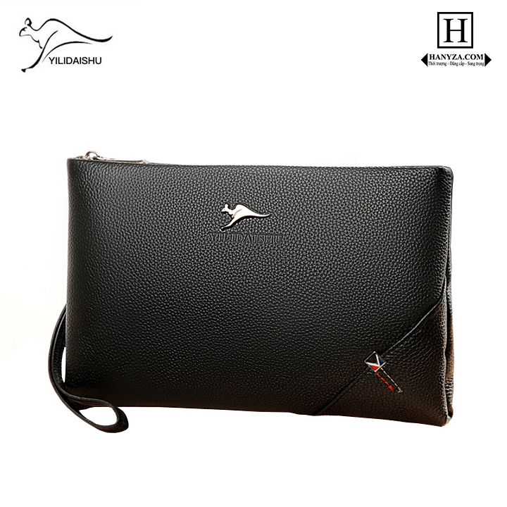Clutch cầm tay da nam YiliDaishu phong cách doanh nhân