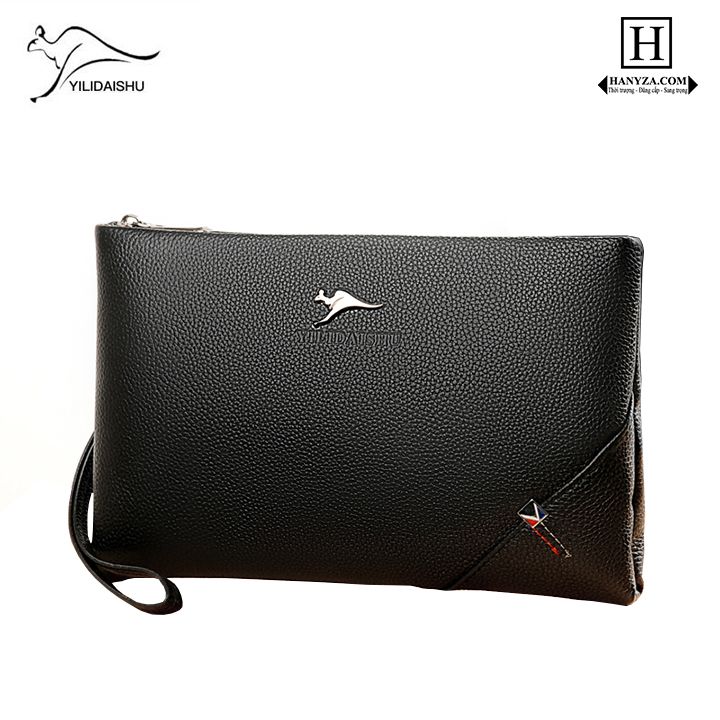 Clutch cầm tay da nam YiliDaishu phong cách doanh nhân