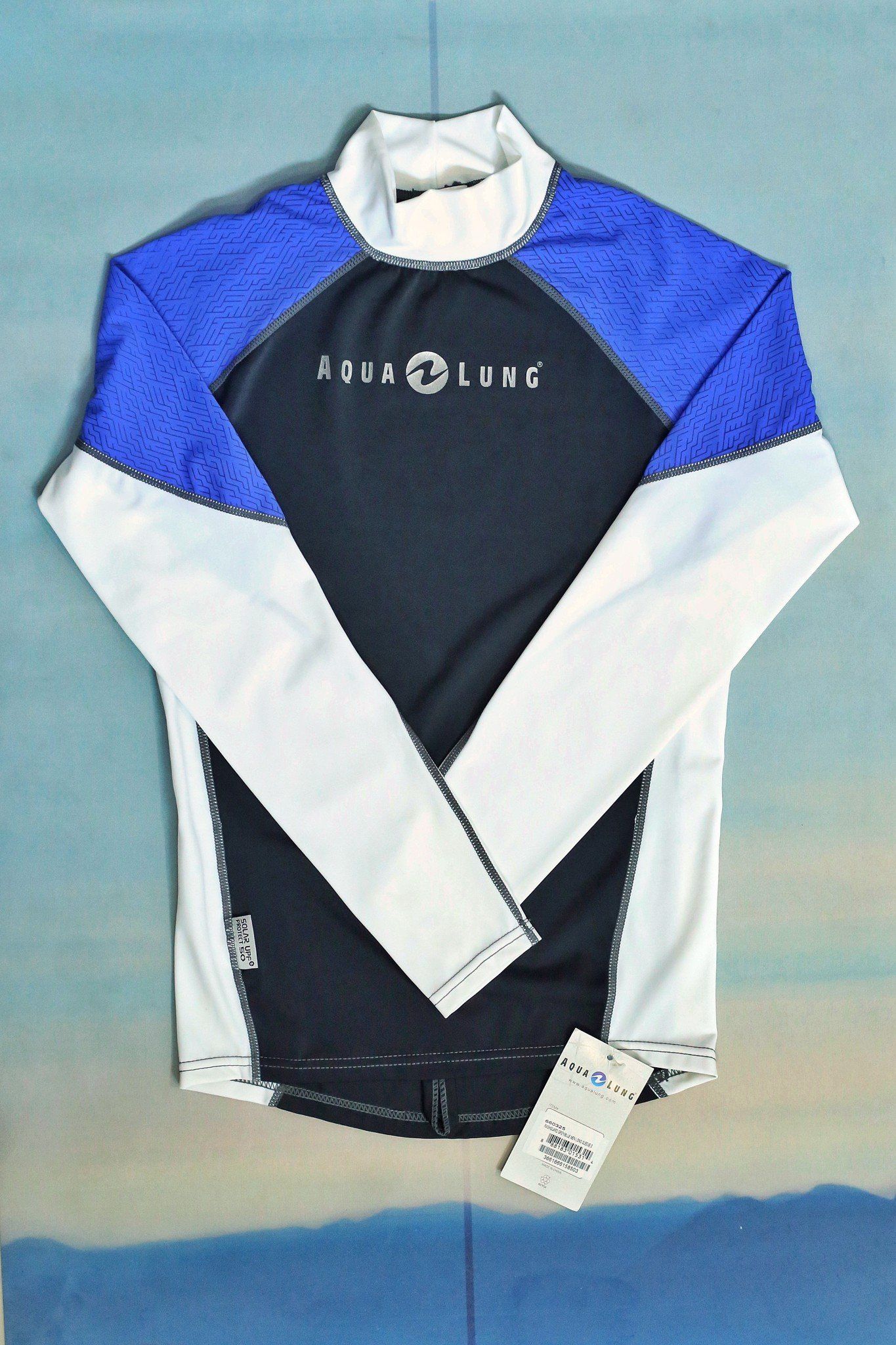  Áo chống nắng Aqualung Xcolor Rashguard Black 